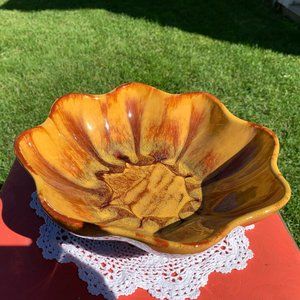 Vintage Blue Mountain Pottery harvest gold bowls